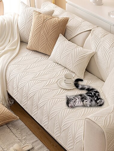  super zachte fluwelen bank hoes jacquard stof sofa stoelhoes sectionele bankhoezen, antislip bankhoezen voor honden katten kids (verkocht per stuk/niet alle set)