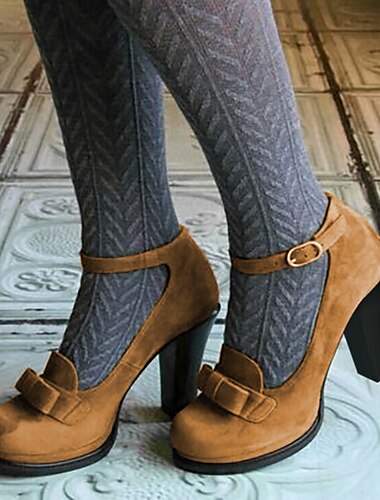  Grüne Mary-Jane-Pumps aus Wildleder für Damen mit Schleifendetail – Plateauschuhe im Vintage-Stil für besondere Anlässe