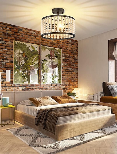  32 cm Design Unique conception avec îlot Suspension Métal Finitions peintes Moderne 110-120V 220-240V