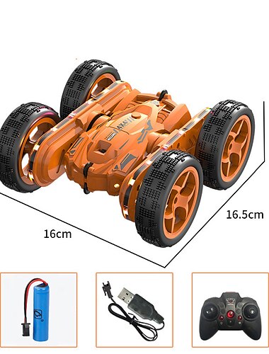  Leichte Musik, Schwinge, Stunt-Fahrzeug, 360° drehbar, Rollen, Klettern, Offroad-Driften, ferngesteuertes Kinderauto, Spielzeugauto