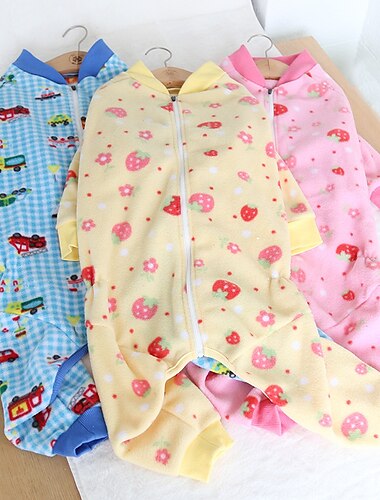  Honden Katten Jumpsuits Pyjama Modieus leuke Style Winter Zacht Wasbaar Comfortabel Voor Binnen Casual / Dagelijks Hondenkleding for Schor Labrador Alaska malamute golden retriever Border Collie