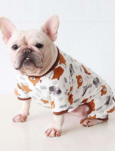  Honden Katten Pyjama Modieus leuke Style Winter Zacht Wasbaar Comfortabel Buiten Casual / Dagelijks Hondenkleding for Bichon Frise Poedel pomeranian kleine huisdieren Vlinder