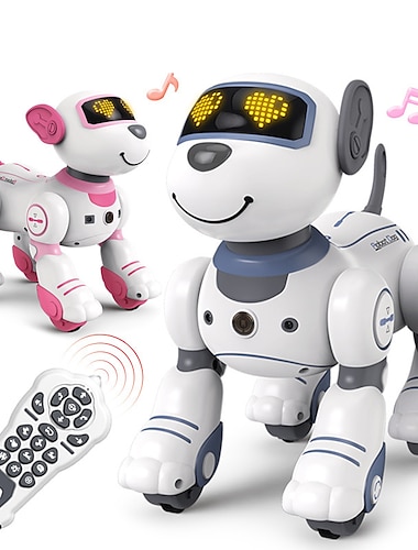  jjrc שלט רחוק לילדים דיאלוג קול אינטליגנטי מכונת פעלולים כלב תכנות אינדוקציה חשמלית צעצוע ריקוד ילדה מתנה