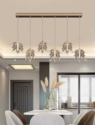  Kronleuchter, LED-Kristall, Ahornblatt-Design, 4/5/6/12-Licht, dimmbare Unterputzleuchten, Wendeltreppe, langer Kronleuchter, Villa-Treppenlicht, Duplex-Kronleuchter, 110–240 V