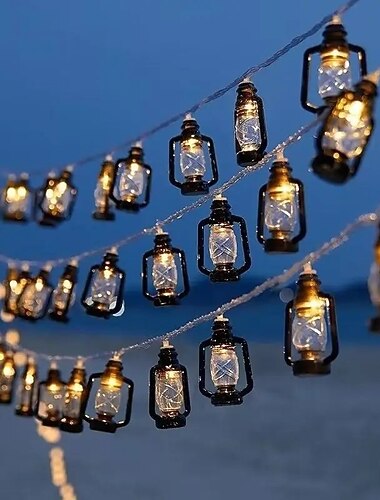  ρετρό led λαμπάκια χορδής κηροζίνης 3m 20leds aa λάμπα με μπαταρία χορδή φωτιστικά για γιρλάντα κάμπινγκ πάρτι αυλή σπίτι διακοπών Χριστουγεννιάτικη διακόσμηση φωτισμός