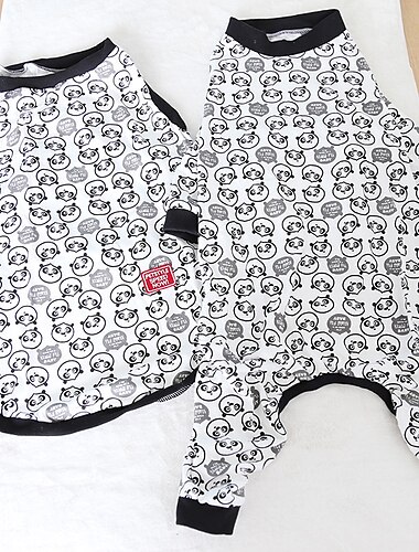  Honden Katten Jumpsuits Gilet Modieus leuke Style Winter Zacht Wasbaar Comfortabel Voor Binnen Casual / Dagelijks Hondenkleding for Schor Labrador Alaska malamute golden retriever Border Collie