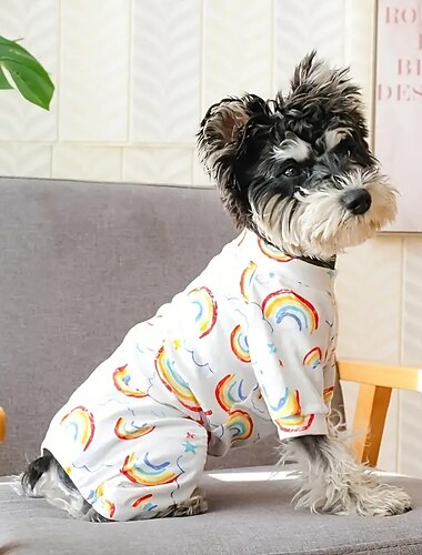  Cachorros Gatos Pijamas Moda Festa Inverno Respirável Natal Ao ar livre De Cama  Roupas de cachorro para cachorro