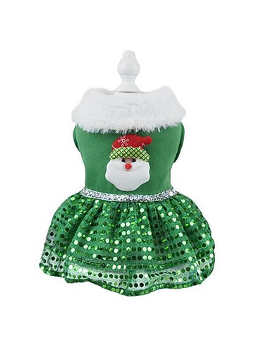  כלבים חתולים שמלות אופנתי סגנון חמוד חורף רך ניתן לכיבוס נוח מפלגה חג מולד בָּחוּץ יום יומי\קז'ואל פֶסטִיבָל בישון פריזה פודל פומרני עבור גורים פפיון