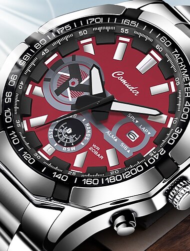  orologio da uomo di marca nuovo calendario impermeabile sportivo luminoso marea tremante velocità della mano veloce venditore orologio con quadrante grande transfrontaliero
