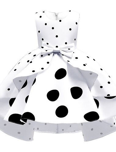  Mädchen' 3D Geometrisch Party Kleid Rosa Ärmellos 3D-Druck Sommer Frühling Herbst Party Besondere Anlässe Geburtstag Elegant Prinzessin Schön kinderkleidung 3-12 Jahre abendkleider Schaukelkleid A