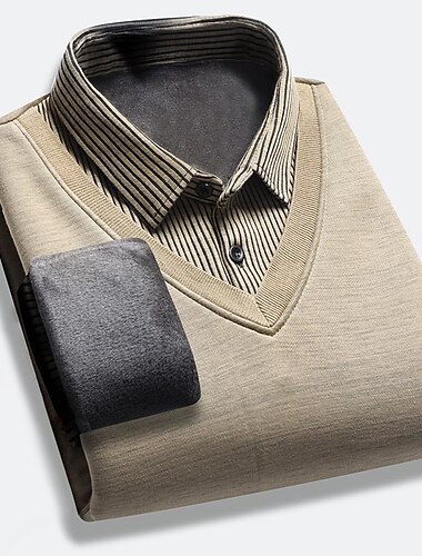  Férfi Pulóver pulóver Jumper Bordázott Kötött Szokványos Kötött Meleg Sima Gúnynyakörv Modern Kortárs Munka Hétköznapi viselet Ruházat Tél Fekete Sötét tengerészkék S M L