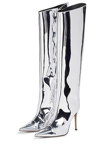  Retro Antiguo Años 80 Botas hasta la rodilla Disco Mujer Disfraz de carnaval Víspera de Todos los Santos Carnaval Rendimiento Fiesta Desfile del orgullo Adulto Zapatos Todas las Temporadas