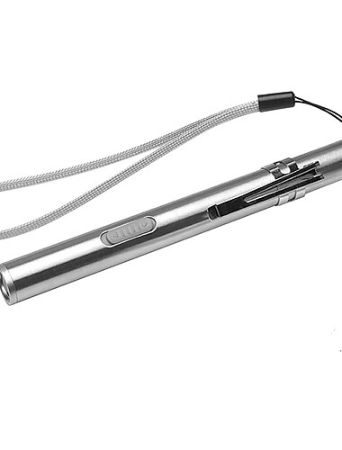  007 LED Licht Sender inklusive USB-Kabel Tragbar Für den täglichen Einsatz Silber Gold