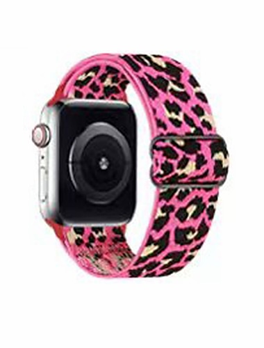  Kompatybilny z Pasek do zegarka Apple Watch 38mm 40mm 41mm 42mm 44mm 45mm 49mm Pleciony Elastyczny Regulowany Tkanina Wymienny pasek do zegarka na iwatch Ultra 2 Series 9 8 7 SE 6 5 4 3 2 1