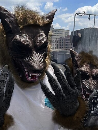  Unisexo Víspera de Todos los Santos Máscara Accesorios de Halloween  para  Víspera de Todos los Santos Mascarada