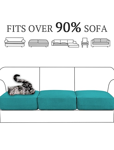  funda de cojín de asiento de sofá elástico funda elástica sillón de 2 plazas 4 o 3 plazas gris liso sólido suave duradero lavable