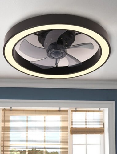  stropní ventilátor se stmívatelným světlem 50 cm 6 rychlostí větru moderní stropní ventilátor do ložnice, obývacího pokoje přibl & dálkové ovládání 110-240V