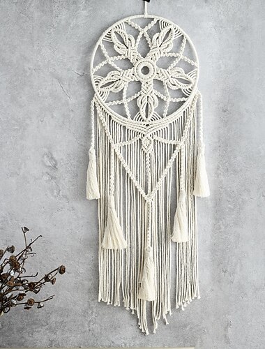  Atrapasueños bohemio hecho a mano, regalo para colgar en la pared, decoración artística, adorno artesanal, pluma de cuentas para dormitorio de niños, festival de bodas, regalo de cumpleaños