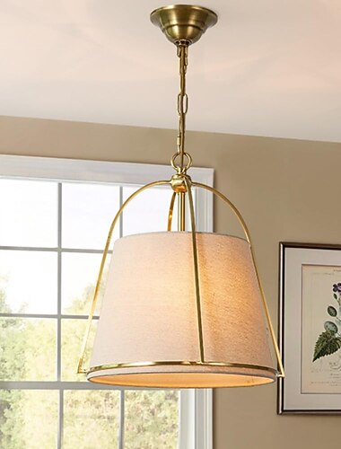  vintage boerderij hanglampen 4 lampen rustieke antieke hanglampen met stoffen kap e14 kroonluchter voor slaapkamer hal bar woonkamer eetkamer goud