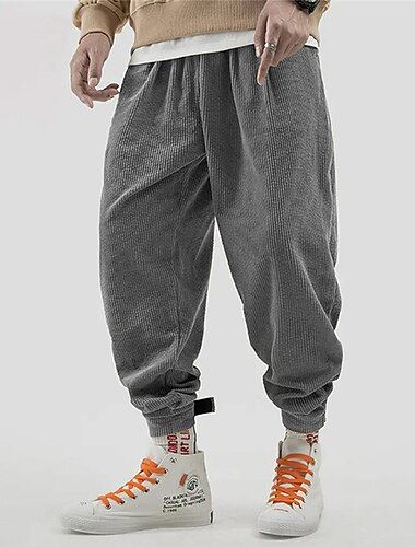  Herren Anzughosen Jogginghose Jogger Cordhose Hose Hosen Tasche Glatt Komfort Atmungsaktiv Casual Täglich Festtage Sport Modisch Marineblau Blau