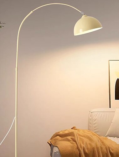  Bogenlampe – höhenverstellbar 180 cm E26/E27 Bogenlampe, Stehlampe schwarz weiß Bogen-Stehlampe 110–240 V