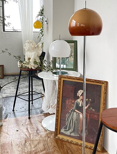  LED-Pilz-Stehlampe, Mid-Century-Modern-Licht für Schlafzimmer, helle LED-Stehlampe für Büro, moderne Wohnzimmerdekoration 110–240 V