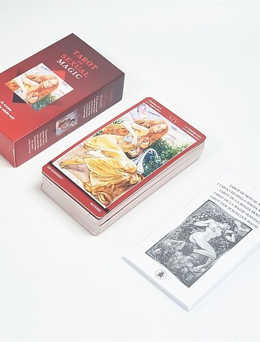  Englisches Tarot 12 * 7 cm großes Tarotdeck mit Papieranweisungen