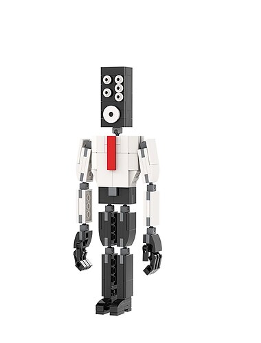  Skibidi Toilette Super Titan Sound Man Bausatz Kreative süße Bausteine Kinderbausätze Geschenke für Kinder (415 Teile) für Weihnachtsgeschenke