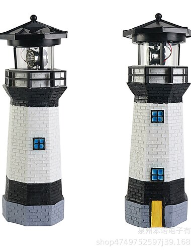  برج ضوء الشمس، الراتنج ضوء الدورية حديقة أدى برج الدخان في الهواء الطلق تحذير المناظر الطبيعية ضوء حديقة فناء الحديقة، 360 درجة الدورية ديكور المنارة، هدايا المنارة