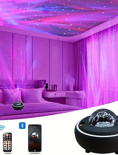  Projector licht Bluetooth-luidspreker Etäohjattu Bruiloft Feest Lahja Meerkleurig