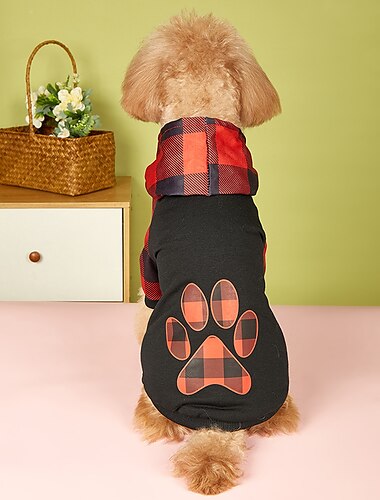  Hund Katze Kapuzensweatshirt Mode Niedlich Winter Weich Waschbar Bequem Outdoor Alltagstauglich Hundebekleidung for Bichon Frise Pudel Zwergspitz Baby Haustier Papillon