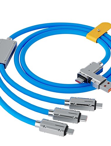  USB-C-Kabel Lightning-Kabel 100W 3,9 Fuß USB-A auf USB-C USB-A auf Lightning USB-A auf Micro-B 6 A Schnellladen Hohe Datenübertragung 3 in 1 Für MacBook iPad Samsung Handy-Zubehör