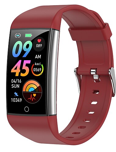  imsoi 1,47-Zoll-IPS-Bildschirm Blutfett Harnsäure Blutzucker EKG Blutdruck Gesundheit Smartwatch Temperaturüberwachung Schrittzähler Anruferinnerung kompatibel mit Android iOS Frauen Männer