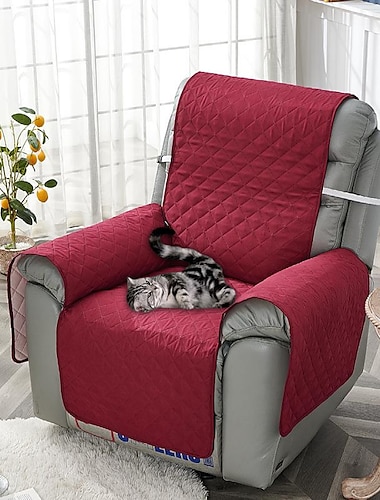  عكسها مبطن غطاء كرسي ذراع كرسي مستلق أريكة غطاء أريكة تمتد غطاء قابل للغسل غطاء كرسي واقي أثاث للكلاب الحيوانات الأليفة