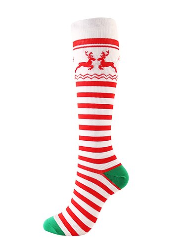  Mos Craciun Ren Șosete Crăciun Unisex Drăguţ Crăciun Ajunul Craciunului Șosete