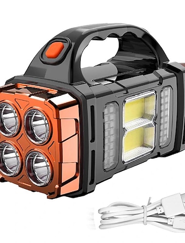  Tragbare Solar-Campingleuchte – multifunktionale LED-Taschenlampe für Outdoor-Wanderungen, Stromausfälle – wiederaufladbar und superhell