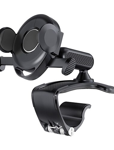  universal bil instrumentbræt telefonholder auto mobiltelefon montering gps beslag justerbar 360 mobiltelefon holder holder til biltilbehør
