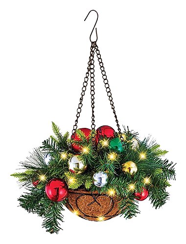  cesta suspensa de natal guirlanda ritmo flash luzes do feriado decorações guirlanda de natal pingentes