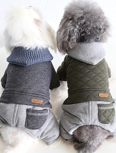  Honden Katten Jumpsuits Modieus Normale Winter Zacht Wasbaar Comfortabel Buiten Casual / Dagelijks Hondenkleding for Bichon Frise Poedel pomeranian kleine huisdieren Vlinder