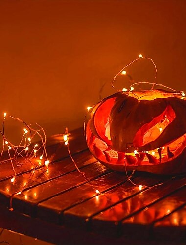  1 Packung mit 50 LED-Lichterketten – 5 Meter, 3AA batteriebetrieben, perfekt für Weihnachten, Hochzeiten, Partys, Familienurlaube, Versammlungen und mehr – immer an