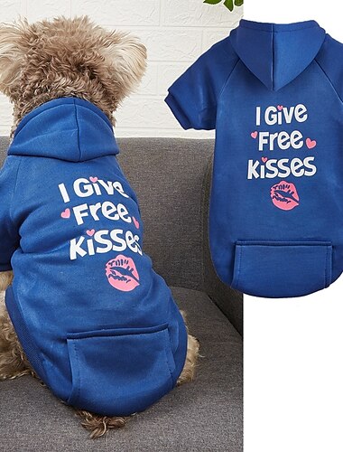  Hund Katze Kapuzensweatshirt Mode Lässig Winter Atmungsaktiv Weich Waschbar Bequem Weihnachten Outdoor Alltagstauglich Hundebekleidung for Bichon Frise Zwergspitz Baby Haustier Papillon Klein