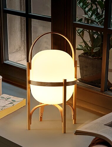  Small Table Lamp Floor Lamp Wooden Glass Table Lamp Bedside Lamp Bedroom LED Floor Lamp Light for Living Room Study Table Lighting 110-240V