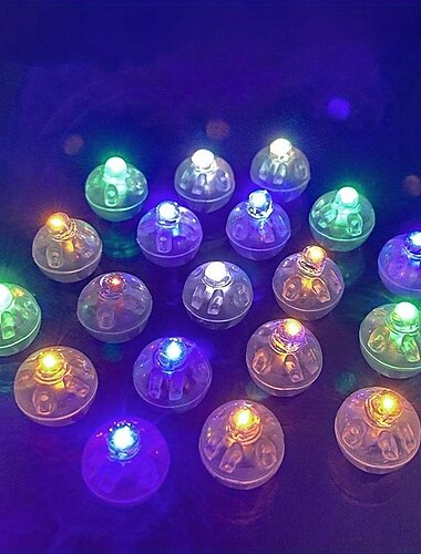  20/50 Uds., mini globos de luces LED para decoración del hogar, perfectos para decoraciones de Navidad, cumpleaños, bodas y fiestas