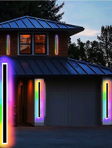  الخارج الحديث أضواء الجدار في الهواء الطلق الخارج معدن إضاءة الحائط lP 65 110-120V 220-240V 20 W