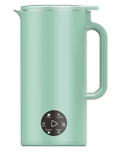  350 ml Sojamilchbereiter, tragbarer vollautomatischer Entsafter mit Touch-Steuerung und Sicherheitsschalter & Mixer