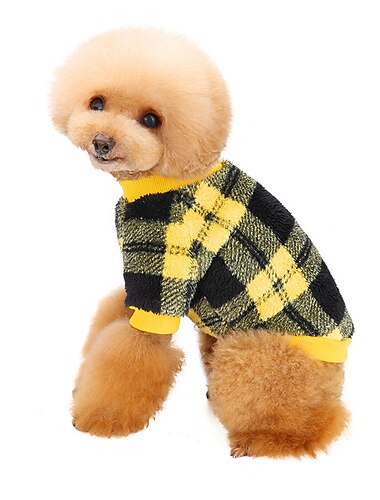  Psy Koty Bluza dresowa Impreza Codzienny Zima Ciepłe Oddychający Miękka Zmywalny Wygodny Święta Na zewnątrz Codzienne Ubranka dla psów for Bichon frise Szpic miniaturowy szczeniaków i młodych kotów