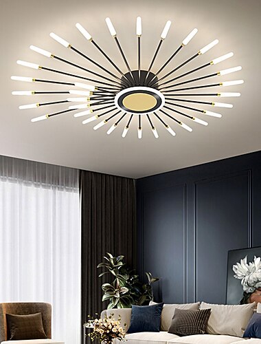  98/120 cm Progettazione del cluster Design a isola Plafoniere Metallo Acrilico Multistrato Artistico Sputnik Spazzolato Finiture verniciate Artistico Moderno 110-120V 220-240V