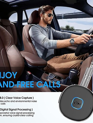  Bluetooth-ontvanger aux auto Bluetooth-audio-ontvanger converter 5.0 Bluetooth-adapter