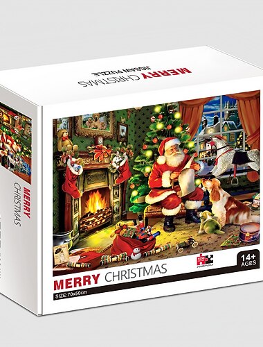  seria puzzli o tematyce bożonarodzeniowej hurtowe zabawki dla dzieci samolot z papieru dla dorosłych puzzle 1000 elementów na prezenty świąteczne