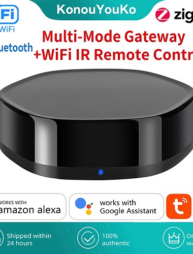  tuya マルチモードゲートウェイハブ zigbee ワイヤレスブリッジスマートホーム bluetooth メッシュ wifi ir リモコン alexa google スマートライフ
